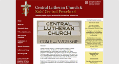 Desktop Screenshot of centrallutheran.net
