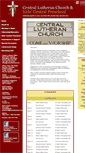 Mobile Screenshot of centrallutheran.net