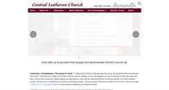 Desktop Screenshot of centrallutheran.org